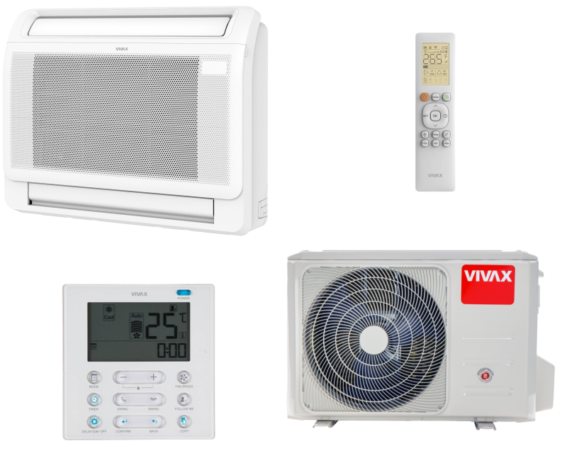 Parapetní klimatizace split VIVAX CT 5 kW